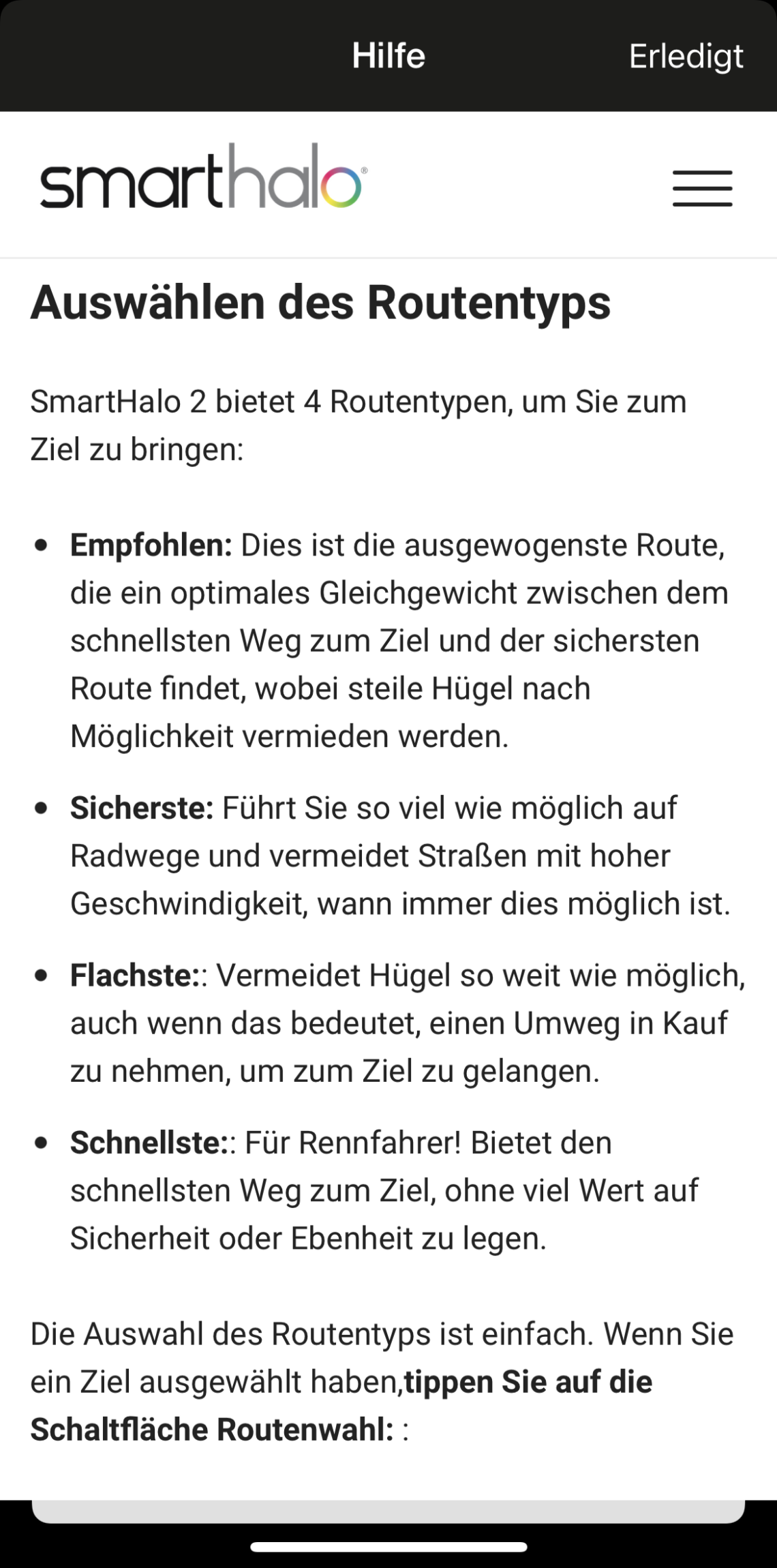 Smarter Fahrrad Tacho